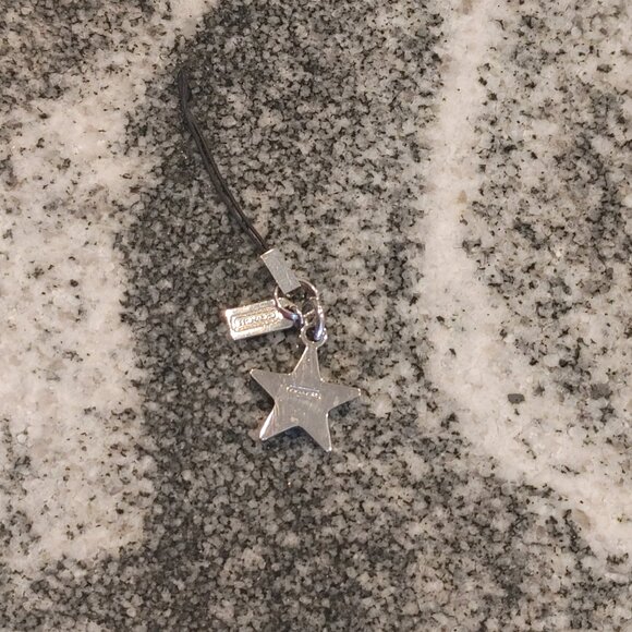 Coach Key Chain Bag Charm, Phone Attachment - Vintage - Twinkle Star - Picture 11 of 15